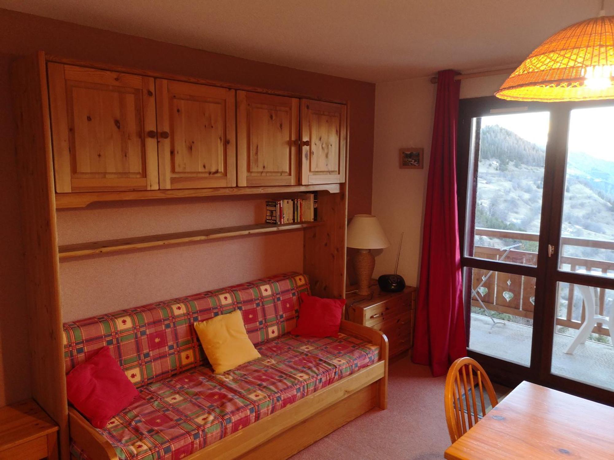 Studio Coin Montagne A Auris En Oisans Avec Vue Magnifique Eksteriør billede